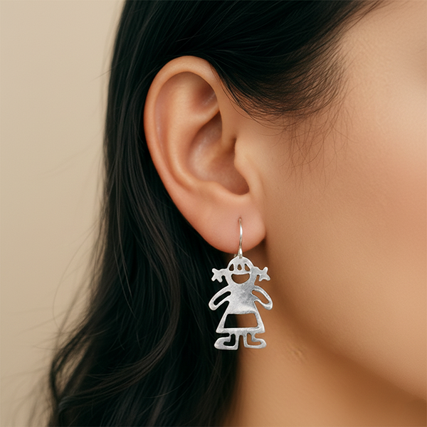 imagenes de aretes en modelo